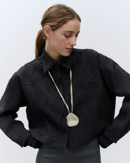 Alysi Ceramic Pendant Necklace - Almond