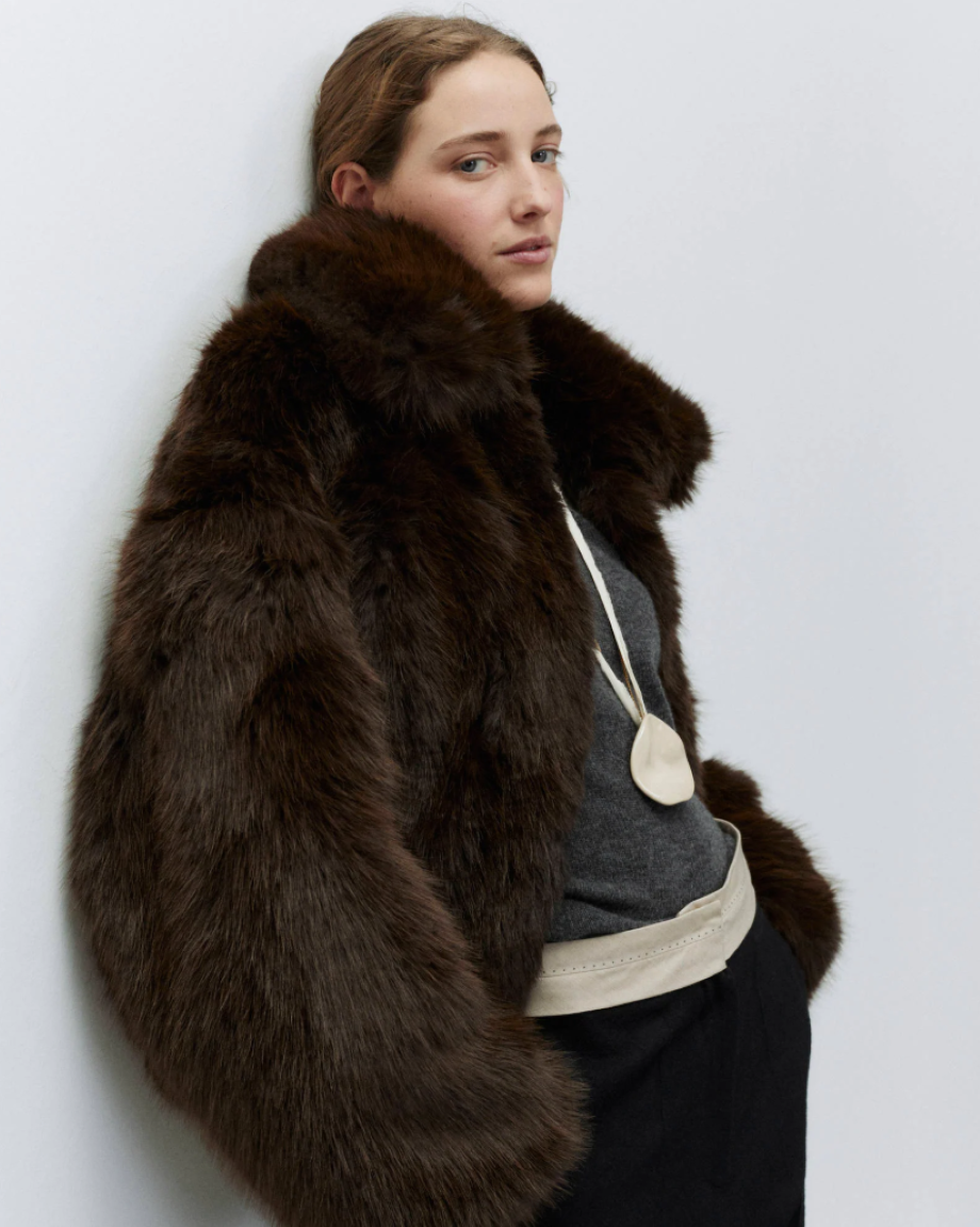 Alysi Ceramic Pendant Necklace - Almond