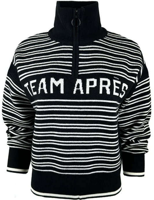Team Event "Team Apres" 1/4 Zip - Black/Snow