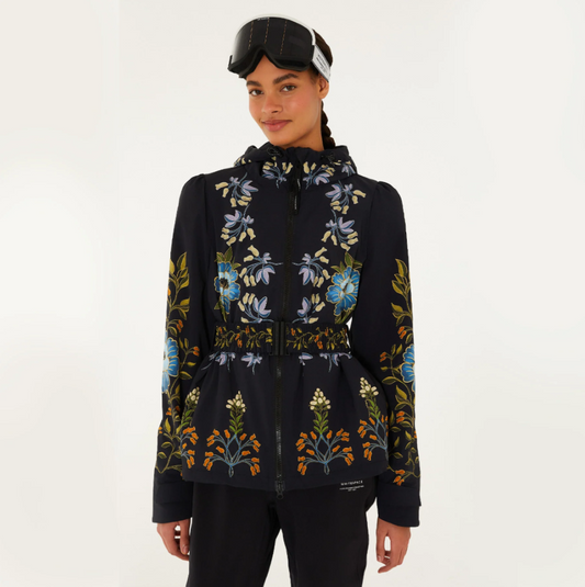 Farm Rio Winter Garden Puffer - Black