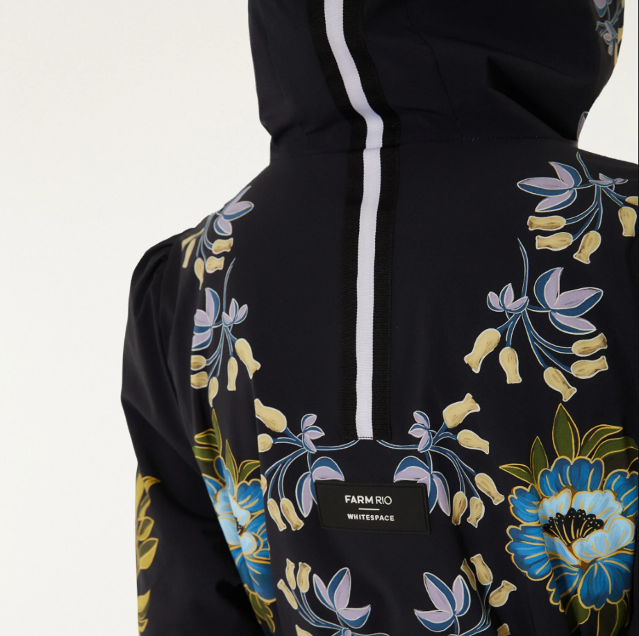 Farm Rio Winter Garden Puffer - Black