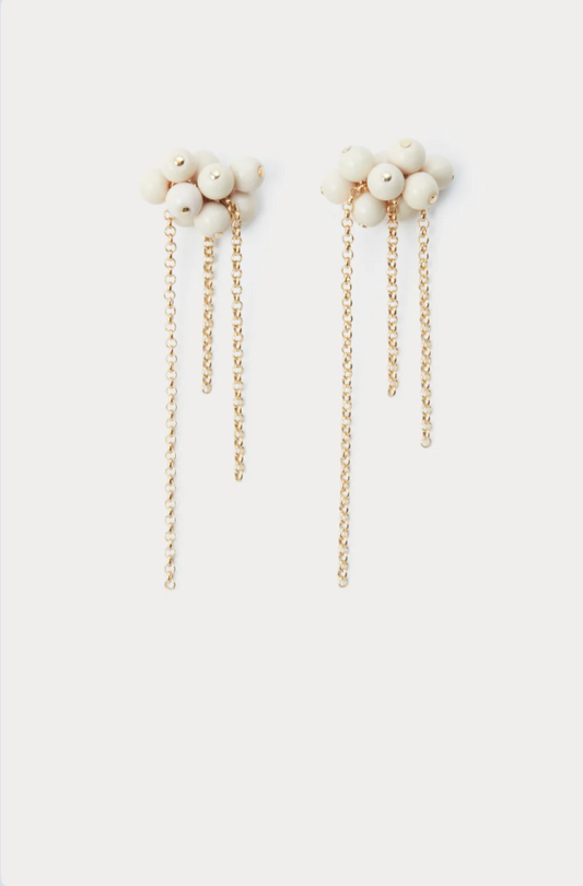 Rachel Comey Bauble Mesh Earrings - Ivory