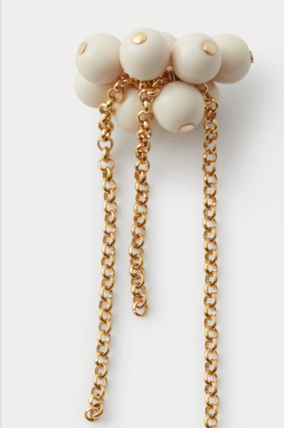 Rachel Comey Bauble Mesh Earrings - Ivory