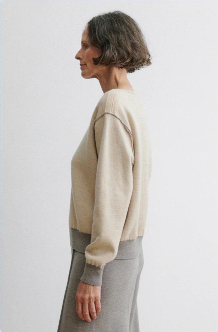 Rachel Comey Dobrich Reversible Pullover - Sand-Taupe