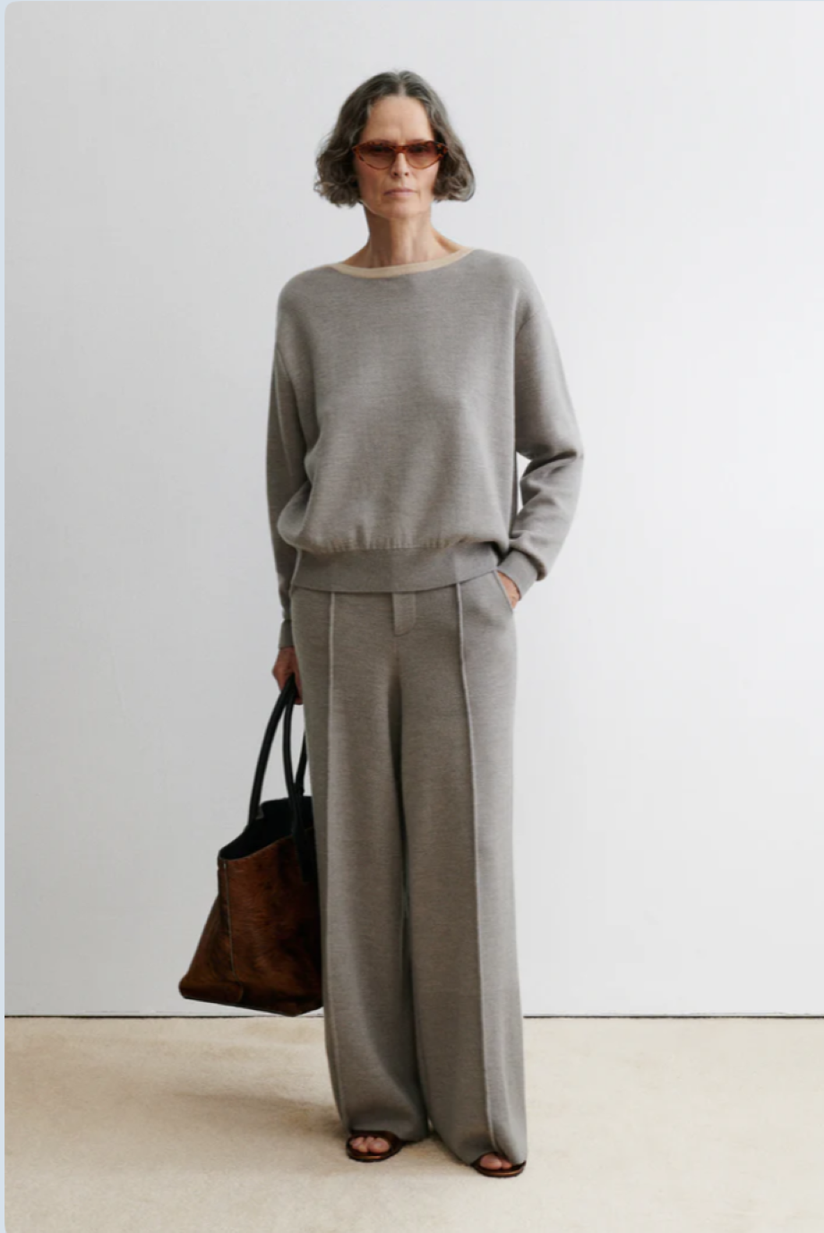 Rachel Comey Dobrich Reversible Pullover - Sand-Taupe