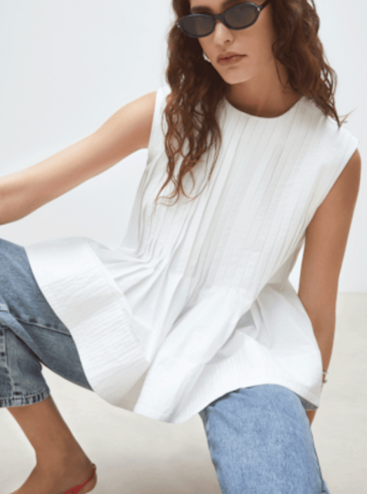 Suncoo Luigi Top - Blanc Casse