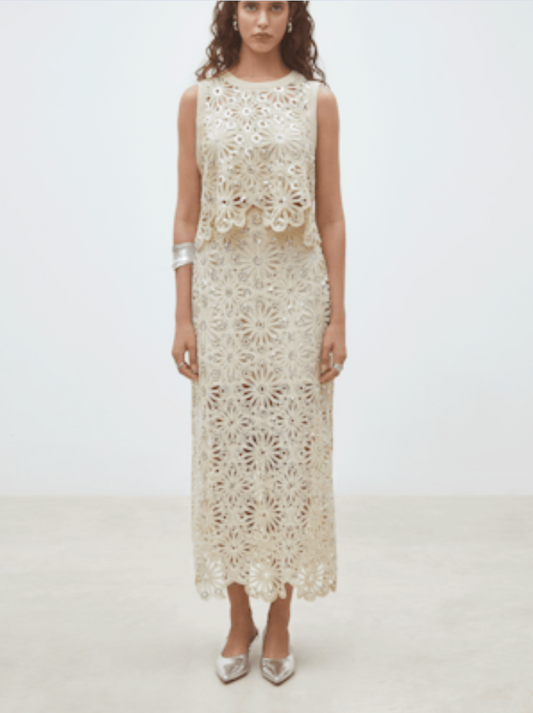 Suncoo Fanny Skirt - Beige