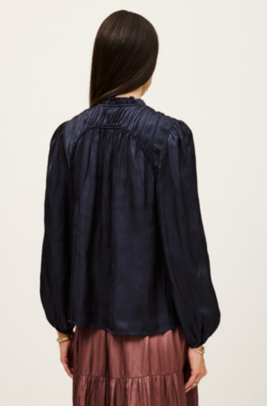 ba&sh Cesira Shirt - Encre