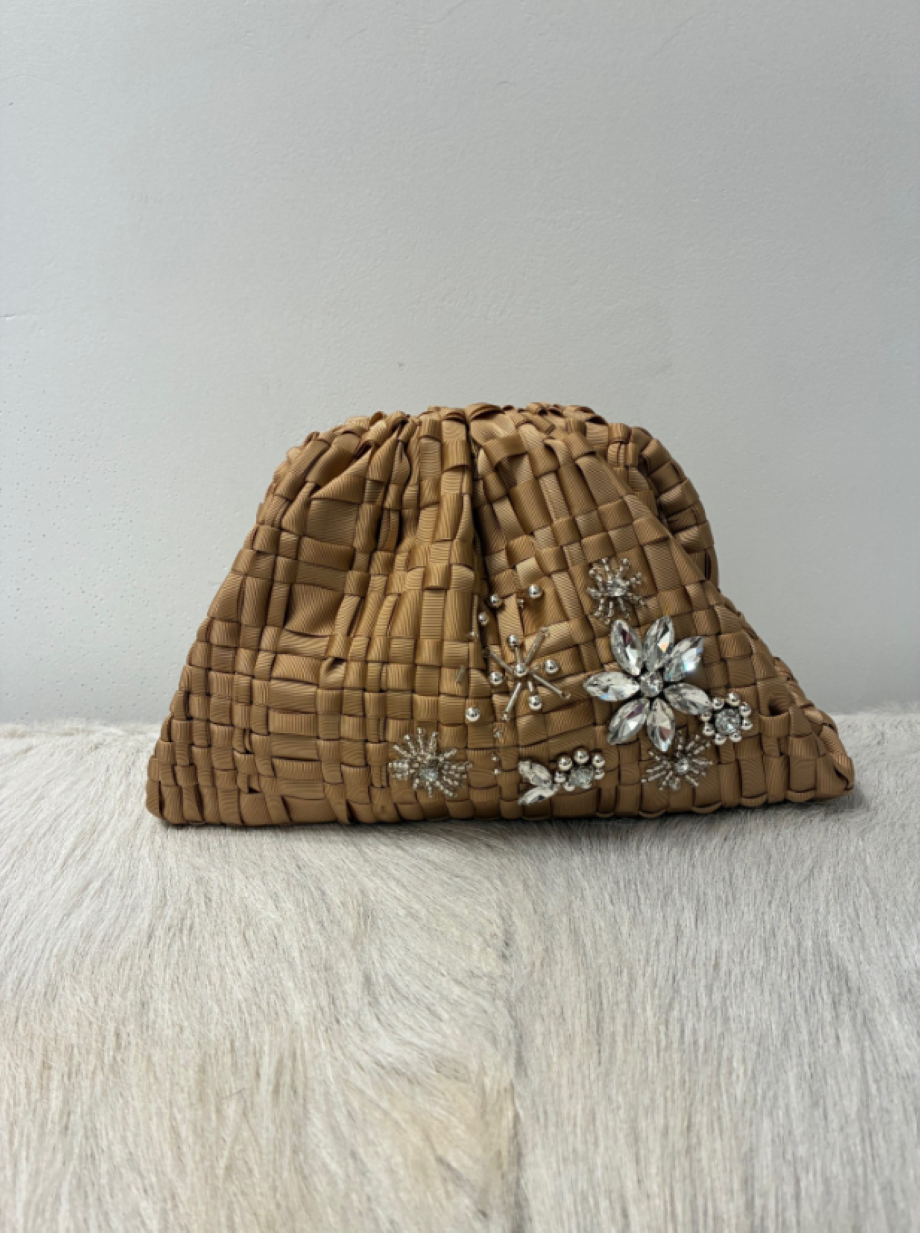 Maria la Rosa Precious Mini Game Handbag - Nude