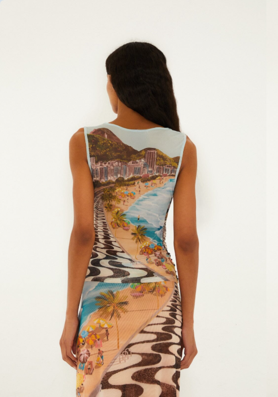 Farm Rio Copacabana Beach Top - Multi