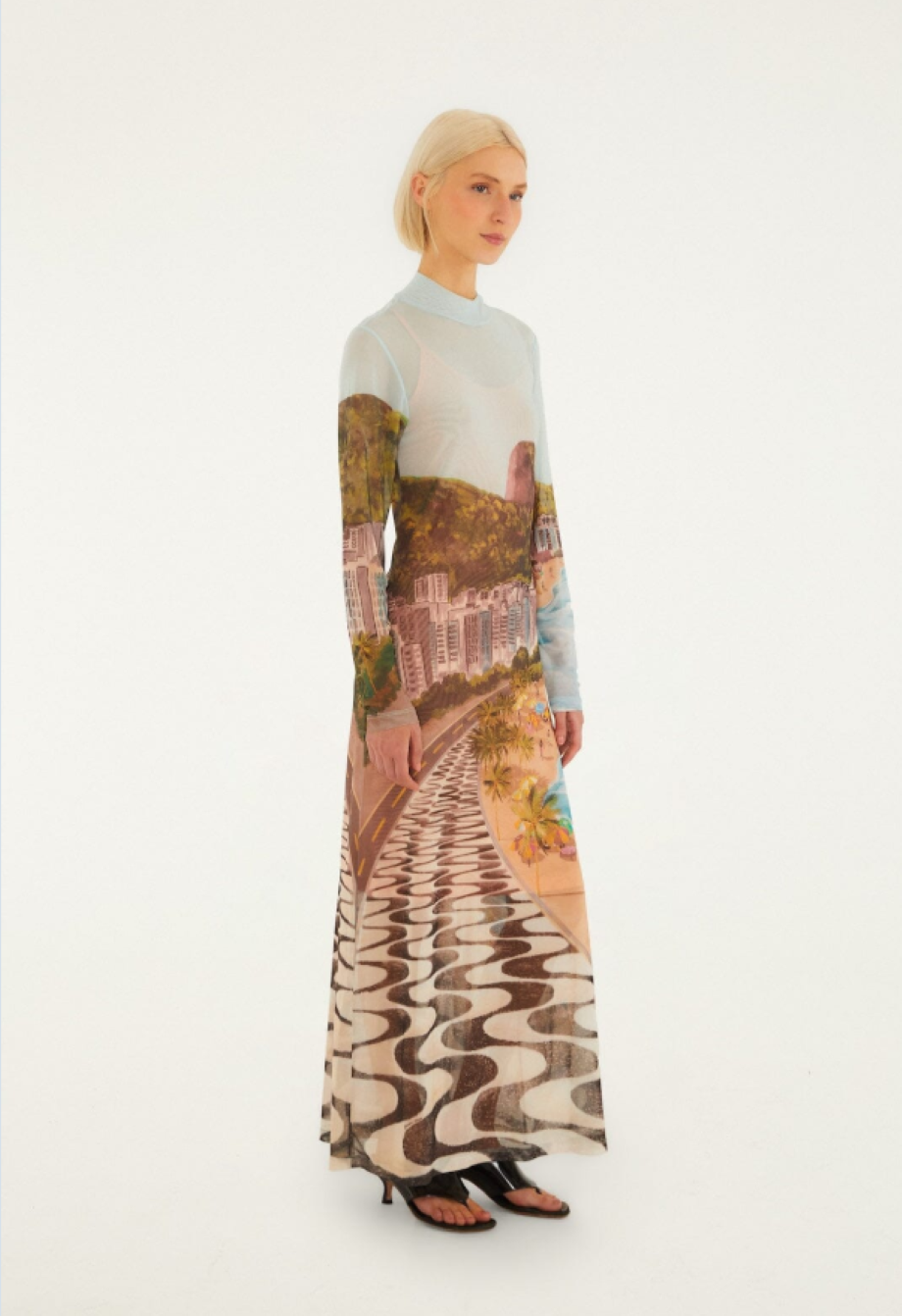 Farm Rio Copacabana Beach Maxi Dress - Multi