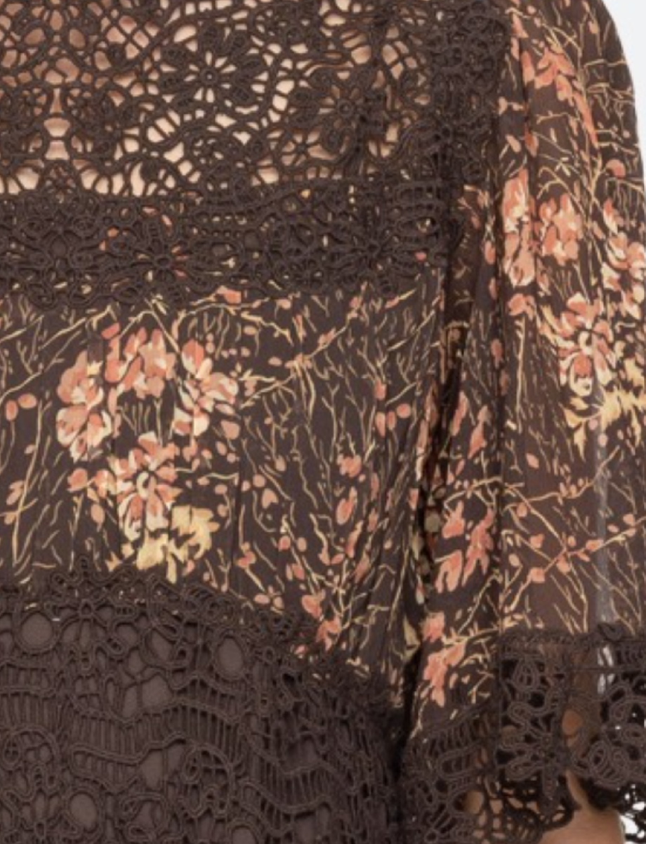 Sea-NY Luisa Mini Dress - Brown
