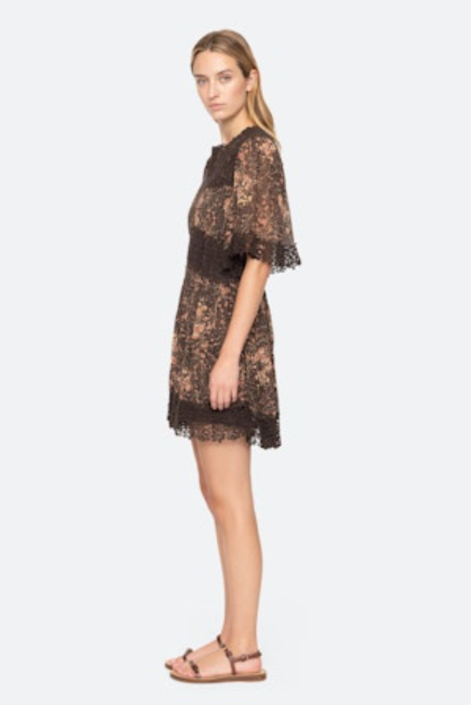 Sea-NY Luisa Mini Dress - Brown
