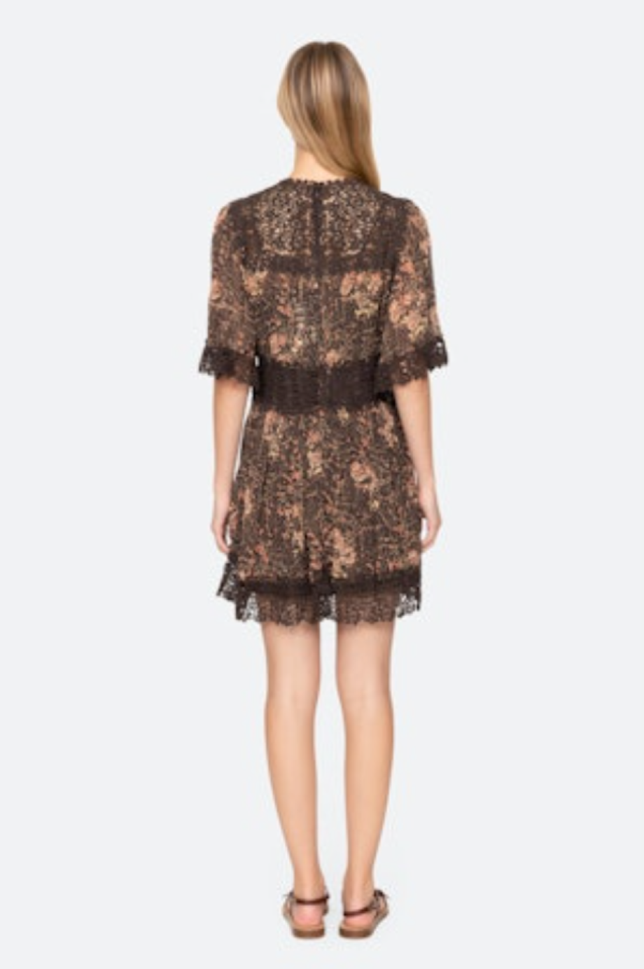 Sea-NY Luisa Mini Dress - Brown