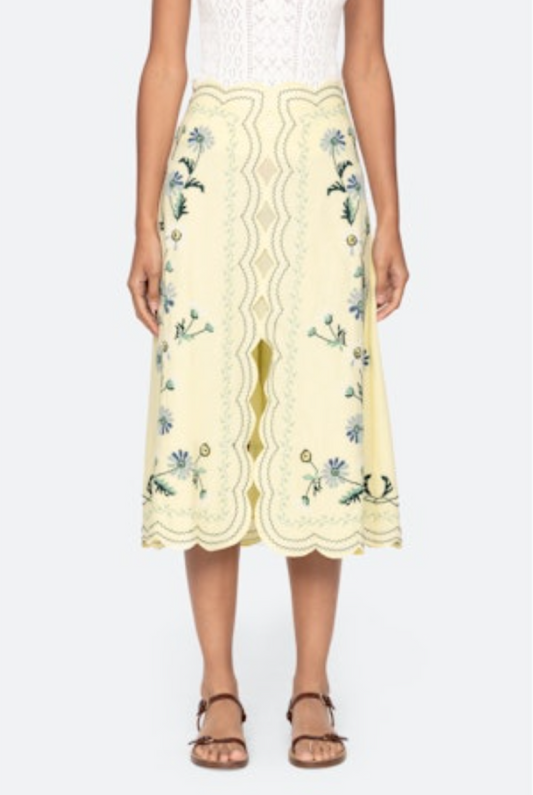 Sea-NY Audra Skirt - Butter