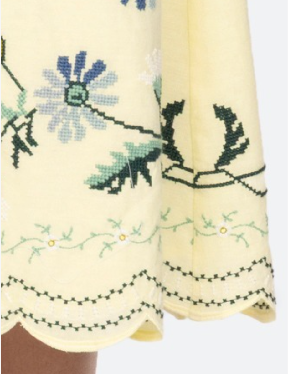 Sea-NY Audra Skirt - Butter