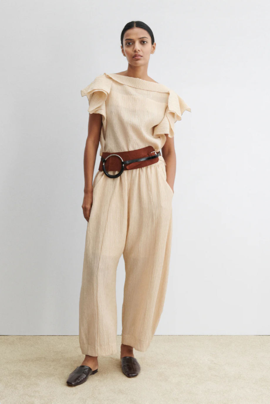 Rachel Comey Rivera Top - Light Peach