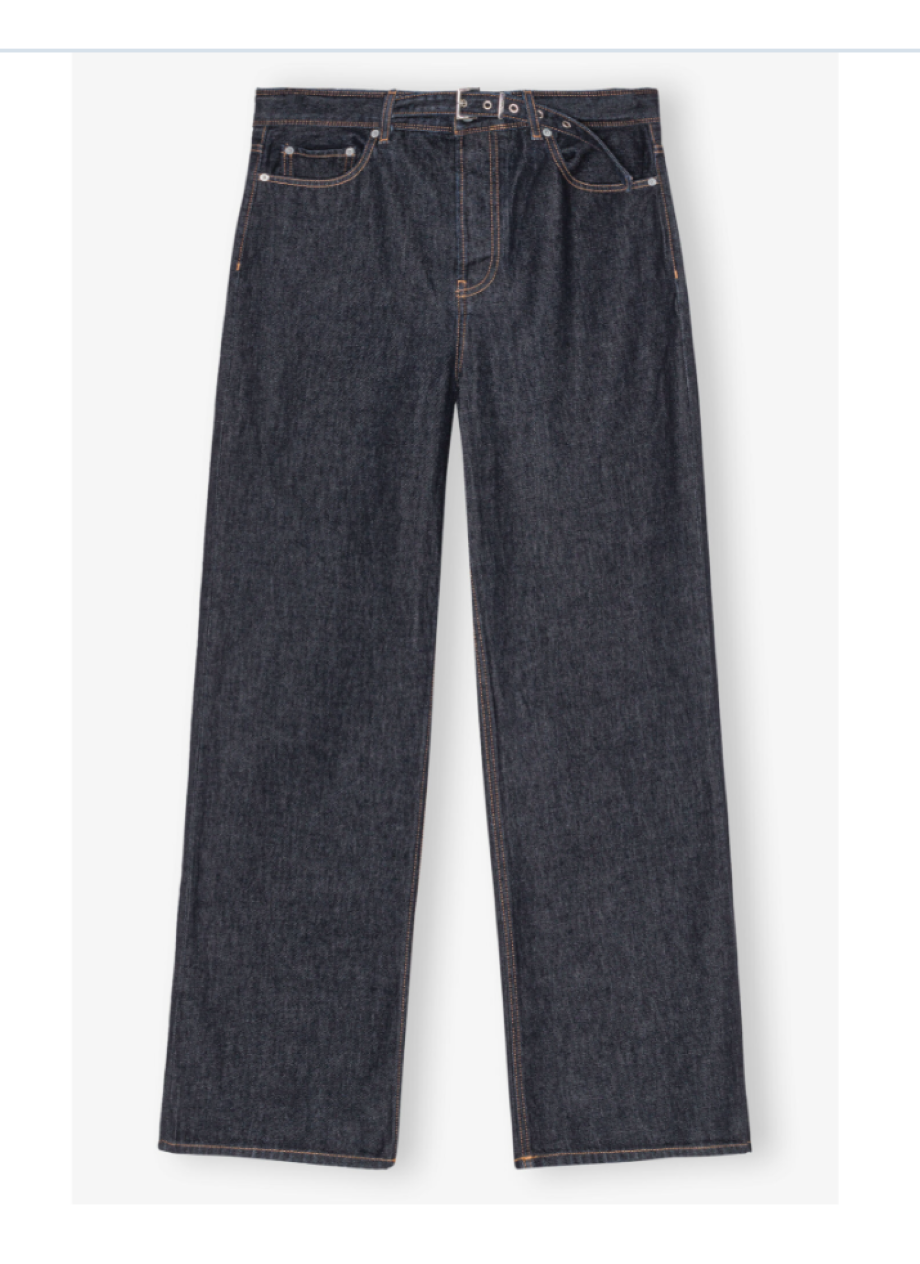 Ganni Rinse Denim Jeans - Blue