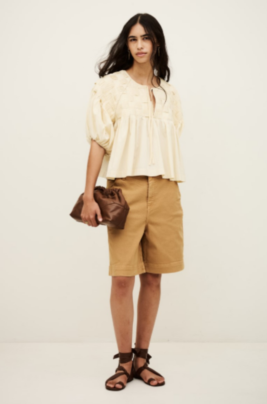 ba&sh Todd Bermuda Shorts - Camel
