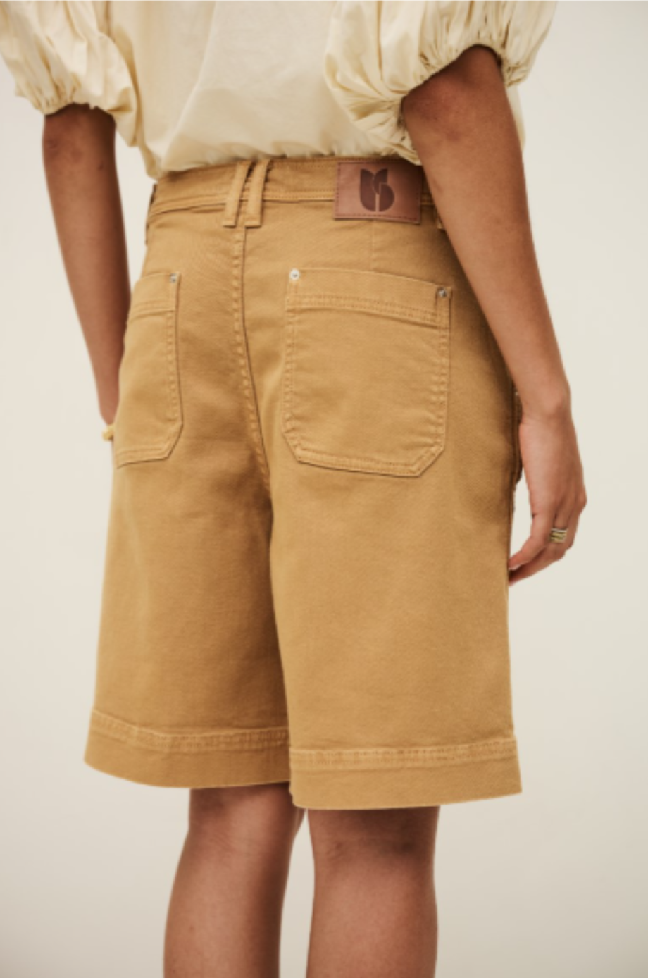 ba&sh Todd Bermuda Shorts - Camel