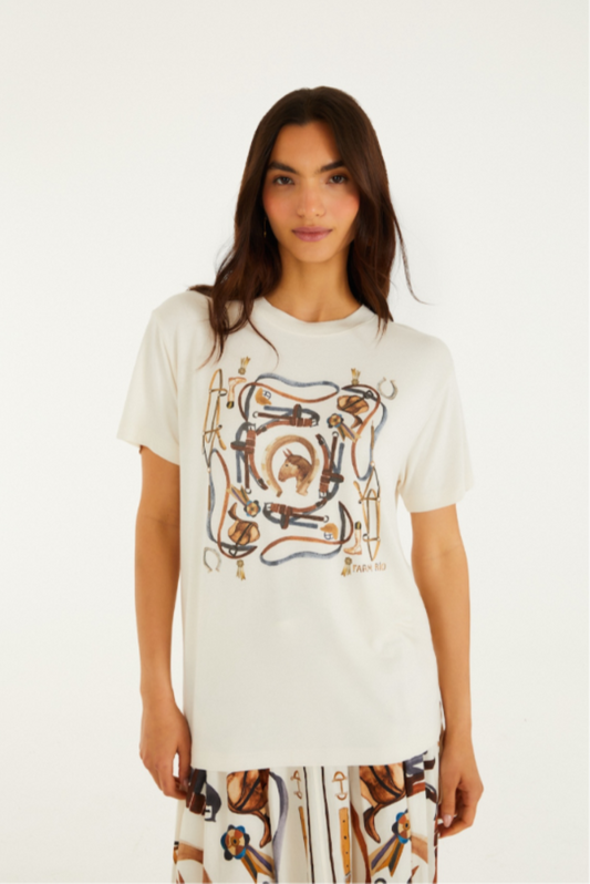 Farm Rio Equestrian Slim T-Shirt