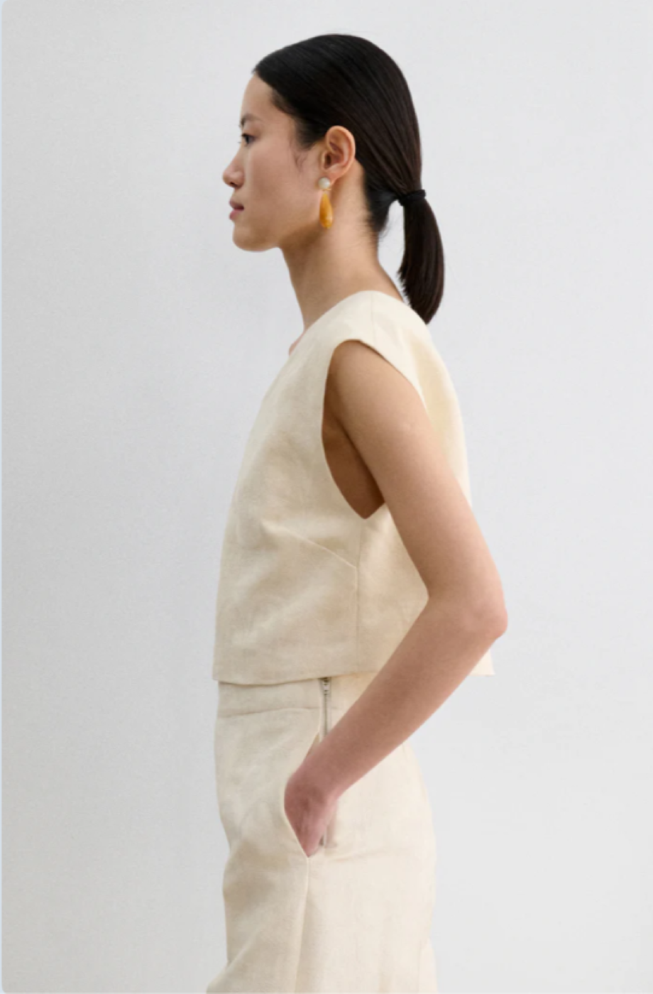 Rachel Comey Quigley Top - Cream
