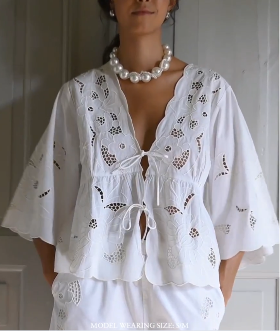 Sissel-Edelbo Adeline Top - White