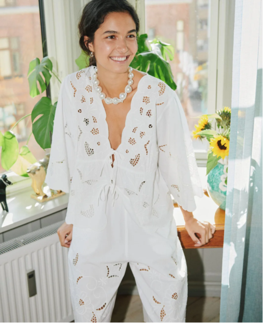 Sissel-Edelbo Adeline Top - White