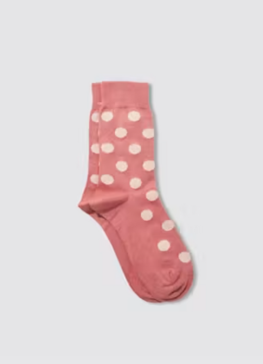 Maria la Rosa Dotty Sock - Rosa