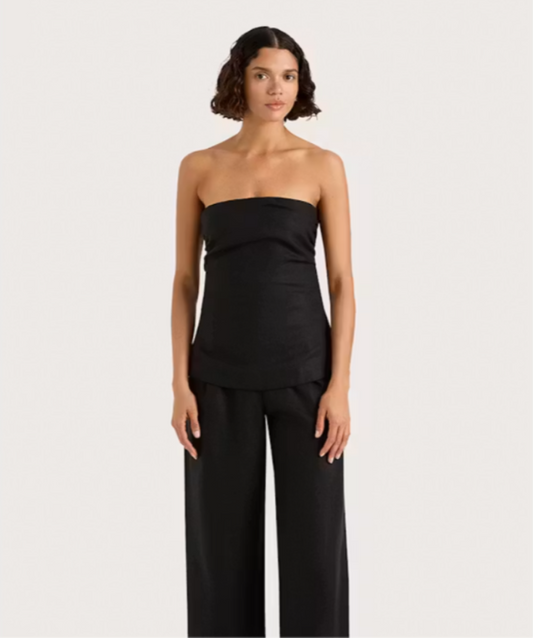 Faithfull the Brand Alzira Top - Black