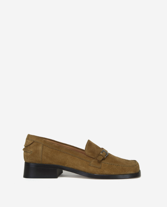 Labucq Harvey Suede Loafer - Saffron