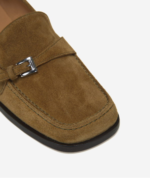 Labucq Harvey Suede Loafer - Saffron