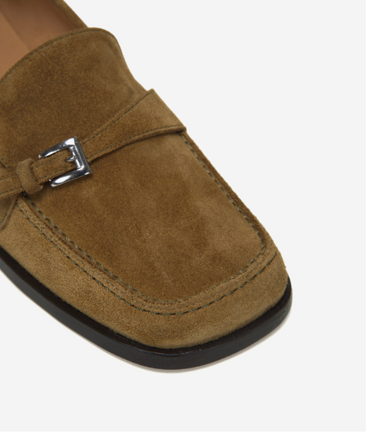 Labucq Harvey Suede Loafer - Saffron