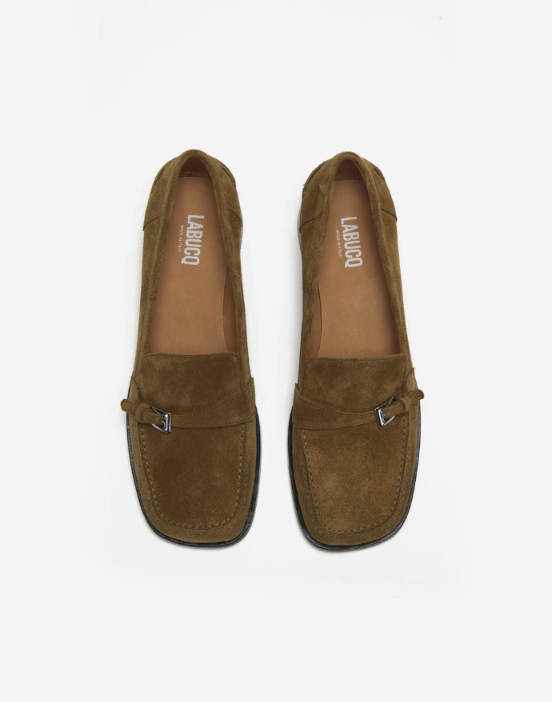 Labucq Harvey Suede Loafer - Saffron