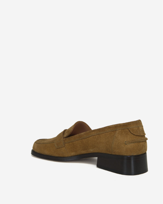Labucq Harvey Suede Loafer - Saffron