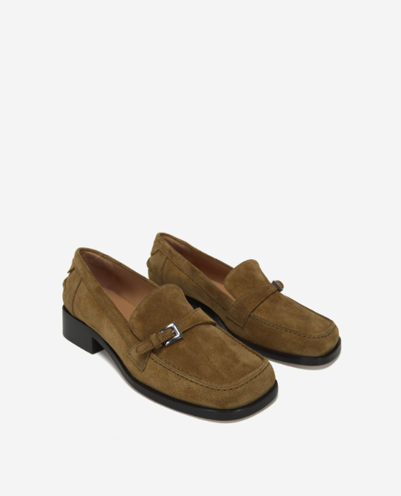 Labucq Harvey Suede Loafer - Saffron