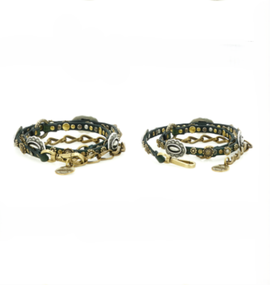Campomaggi Chain Belt with Studs - Black