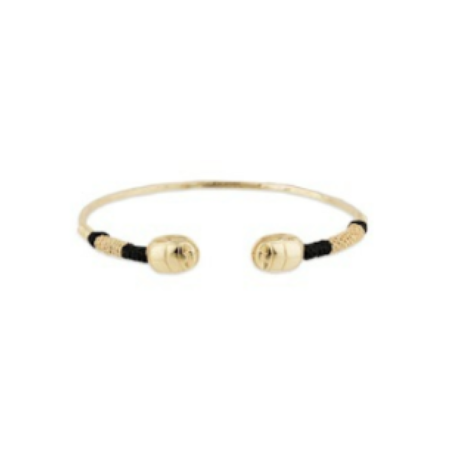 Gas Bijoux Scarab Duality Bracelet - Black