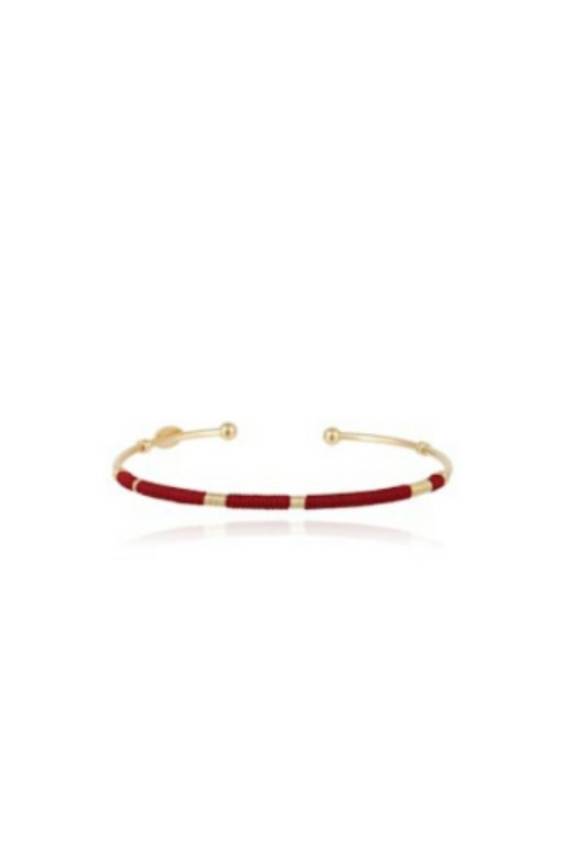 Gas Bijoux Zanzibar Bangle Bracelet - Bordeaux