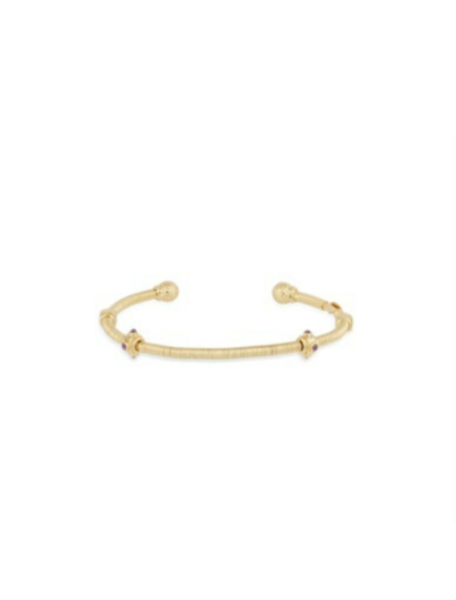 Gas Bijoux Zanzifull Bangle Bracelet - Violet