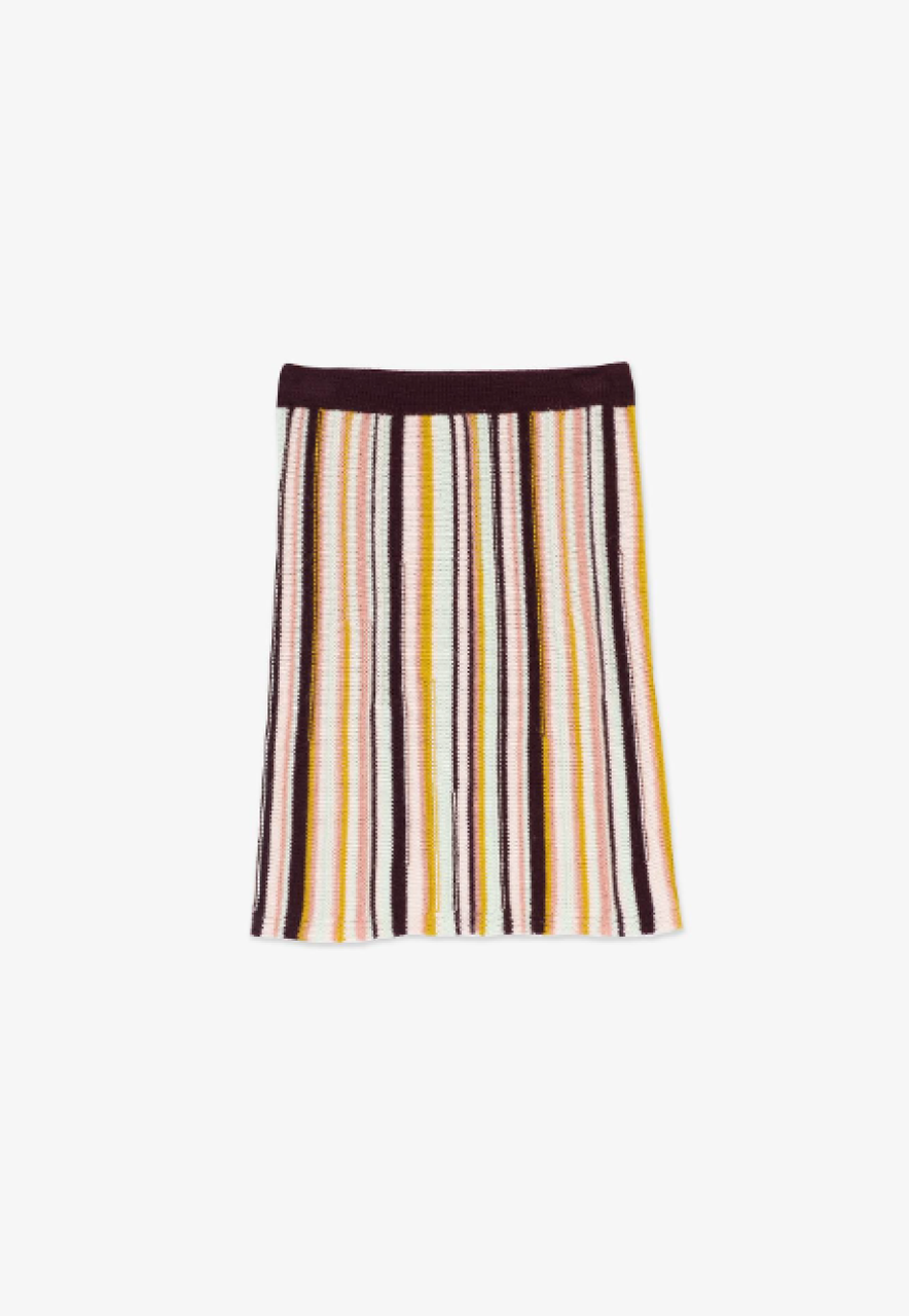 Alysi Multistriped Skirt - Mix