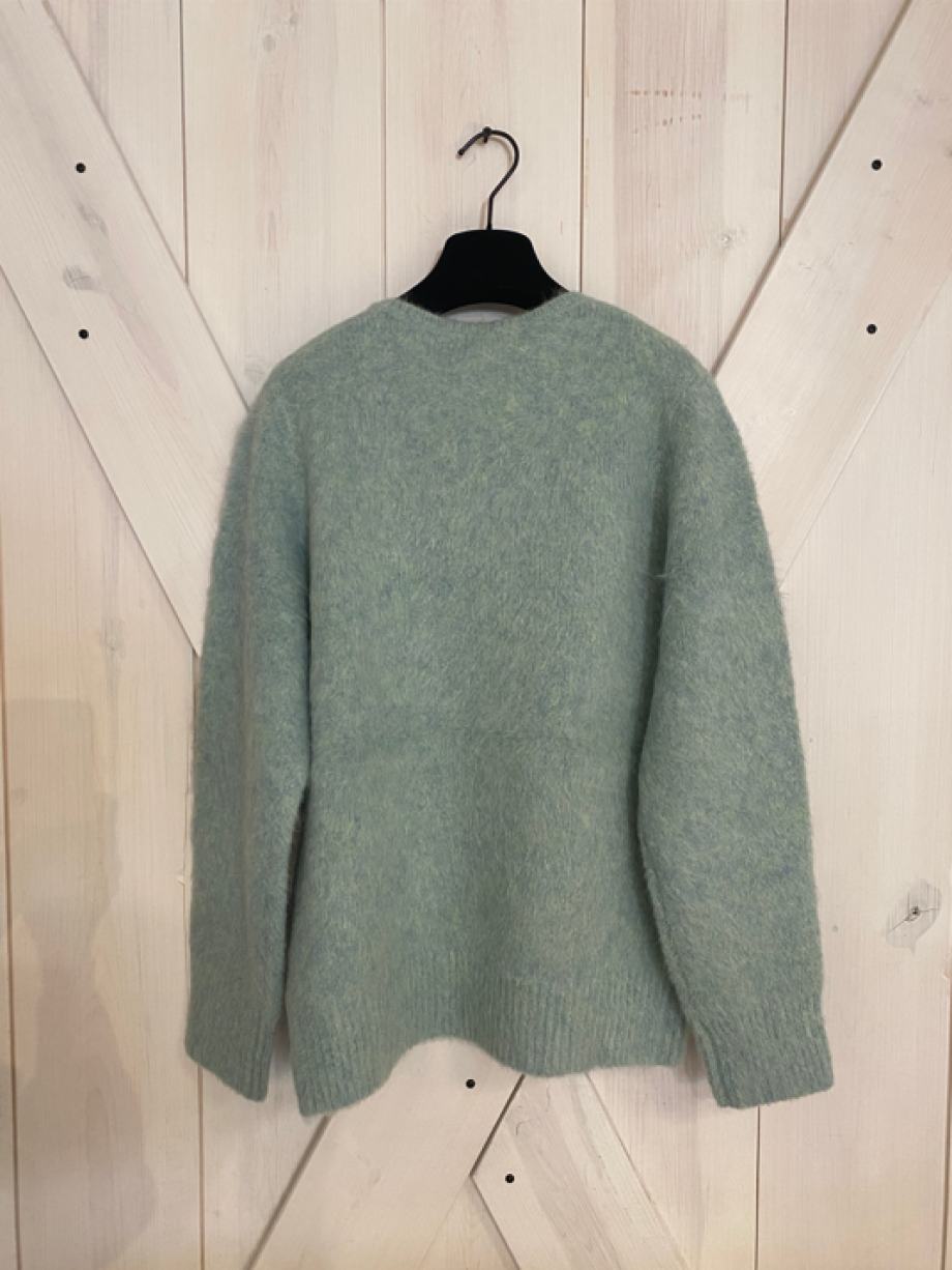 Suncoo Paulien V-Neck Sweater - Vert d'Eau