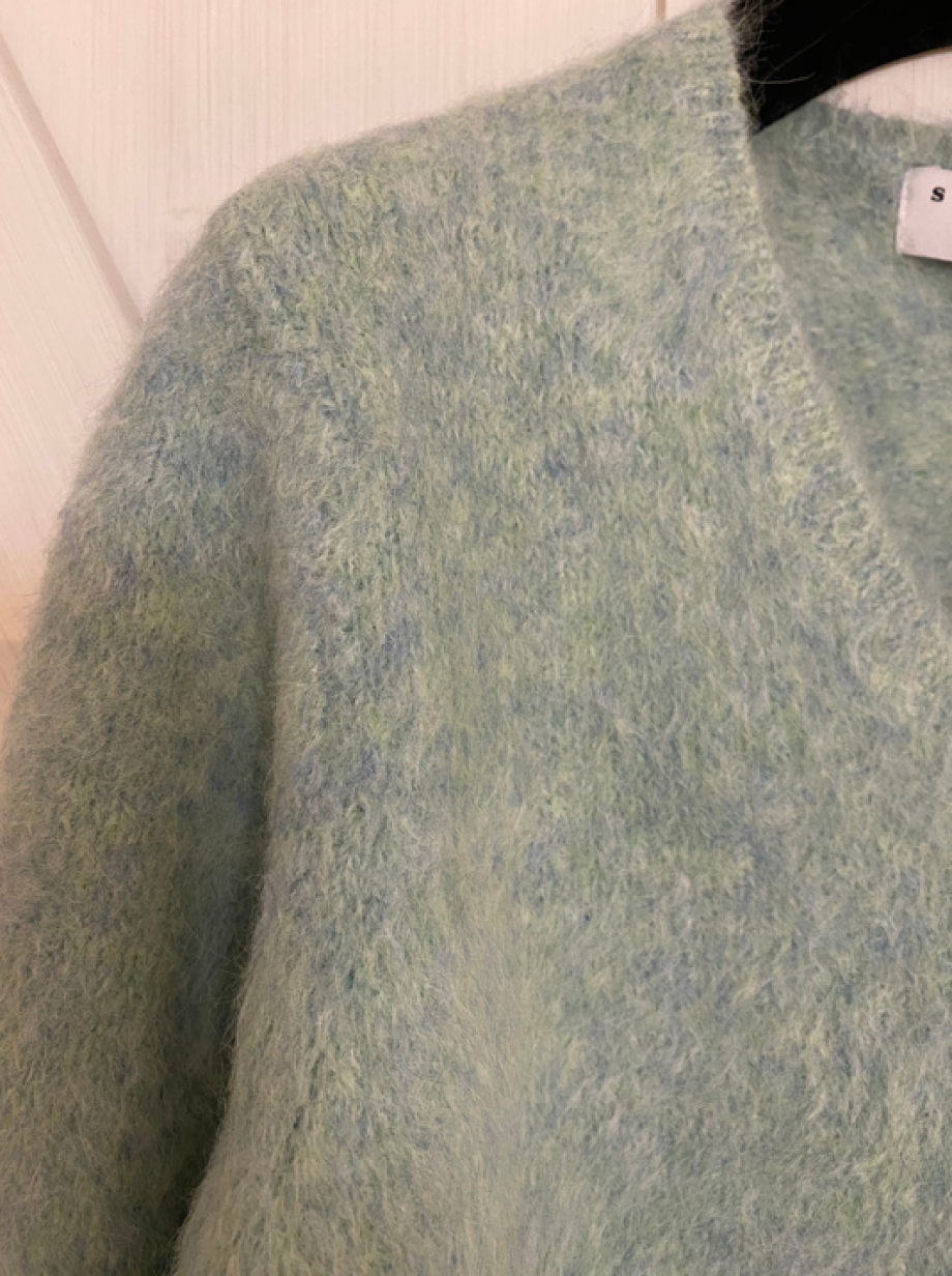 Suncoo Paulien V-Neck Sweater - Vert d'Eau
