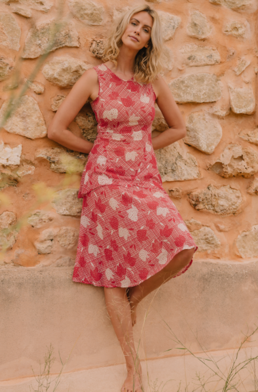 Soler London Alix Dress - Strawberry Red