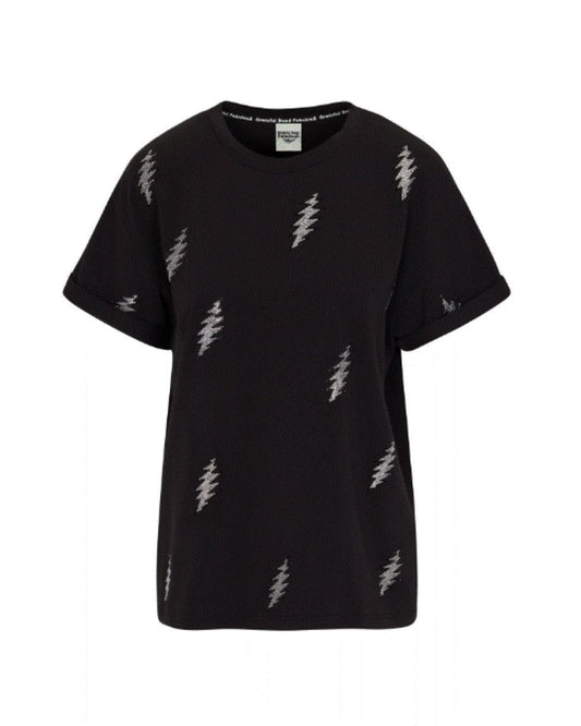 Meghan Fabulous x Grateful Dead 13 pt Bolt T-Shirt - Black