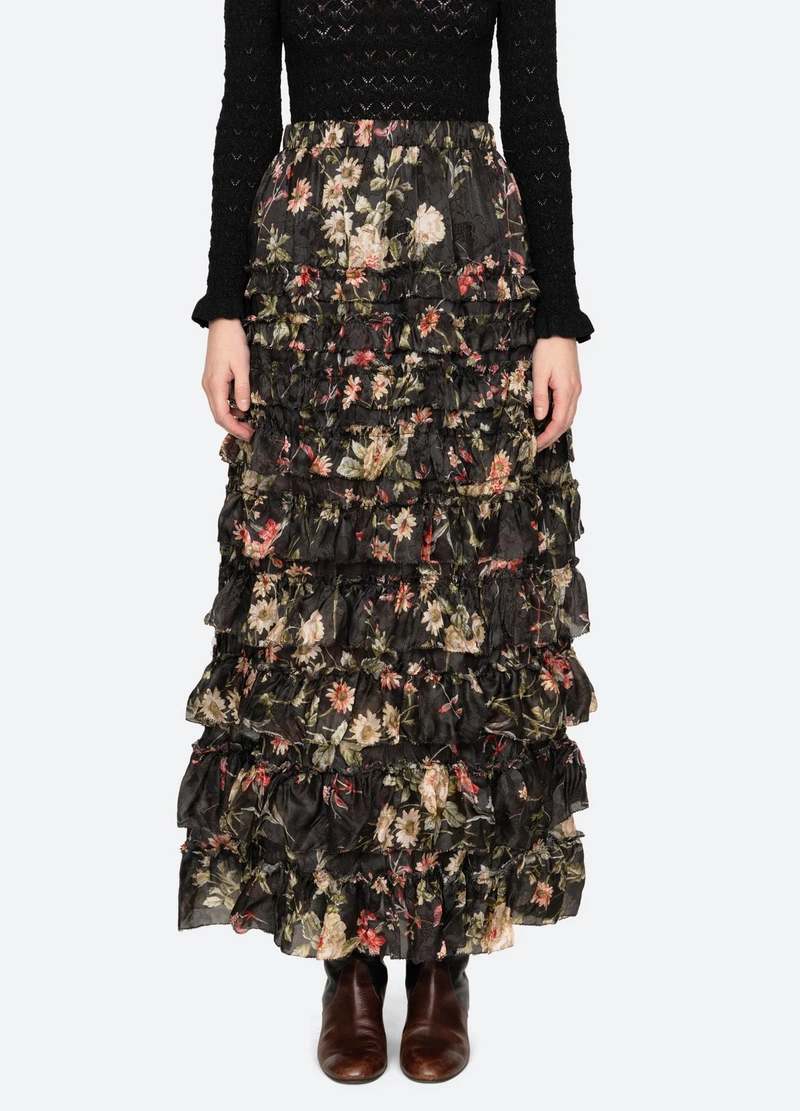 Sea-NY Jolie Print Midi Skirt - Multi