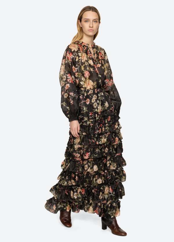 Sea-NY Jolie Print Midi Skirt - Multi