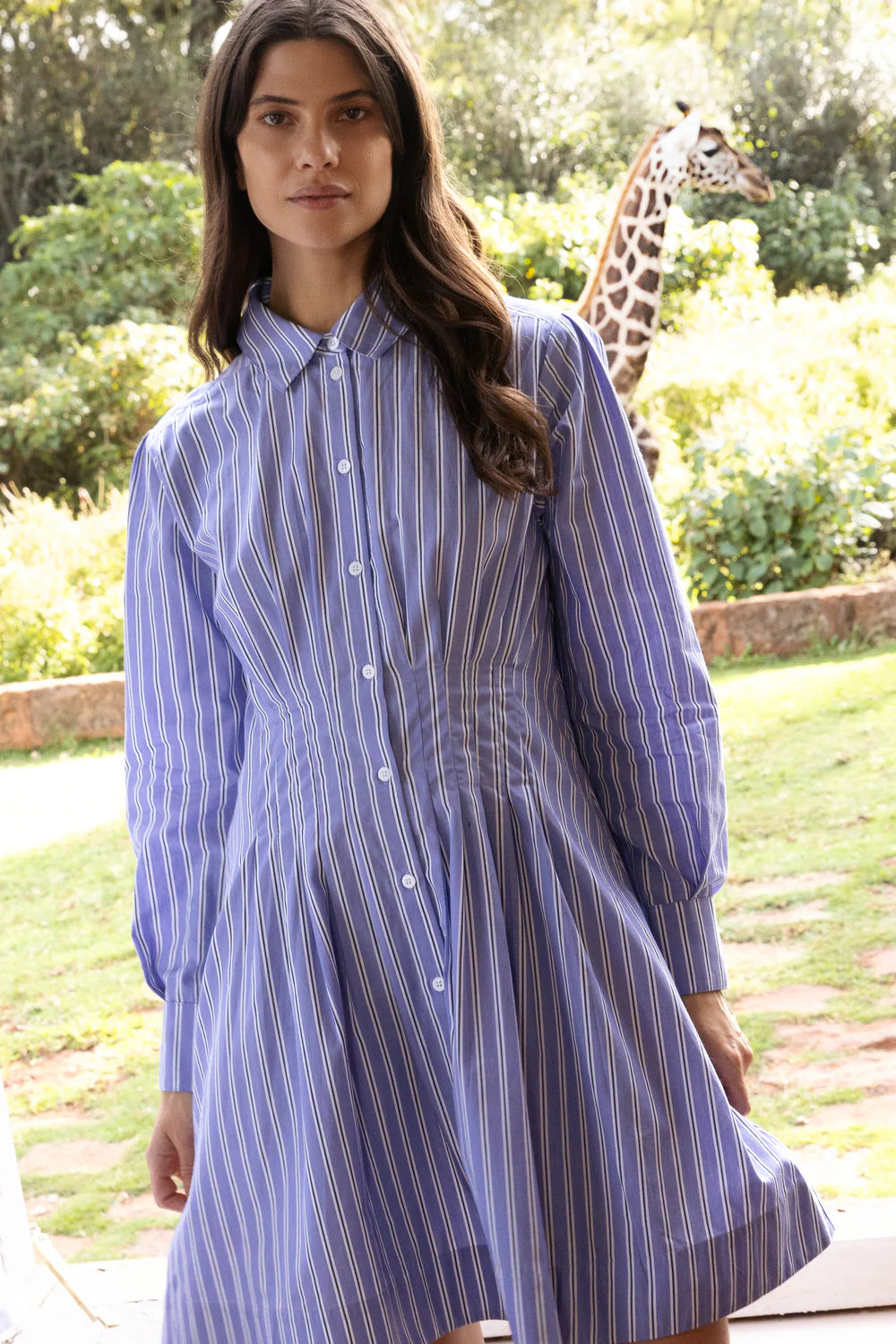 Oliphant Elizabeth Dress - Merrill Blue