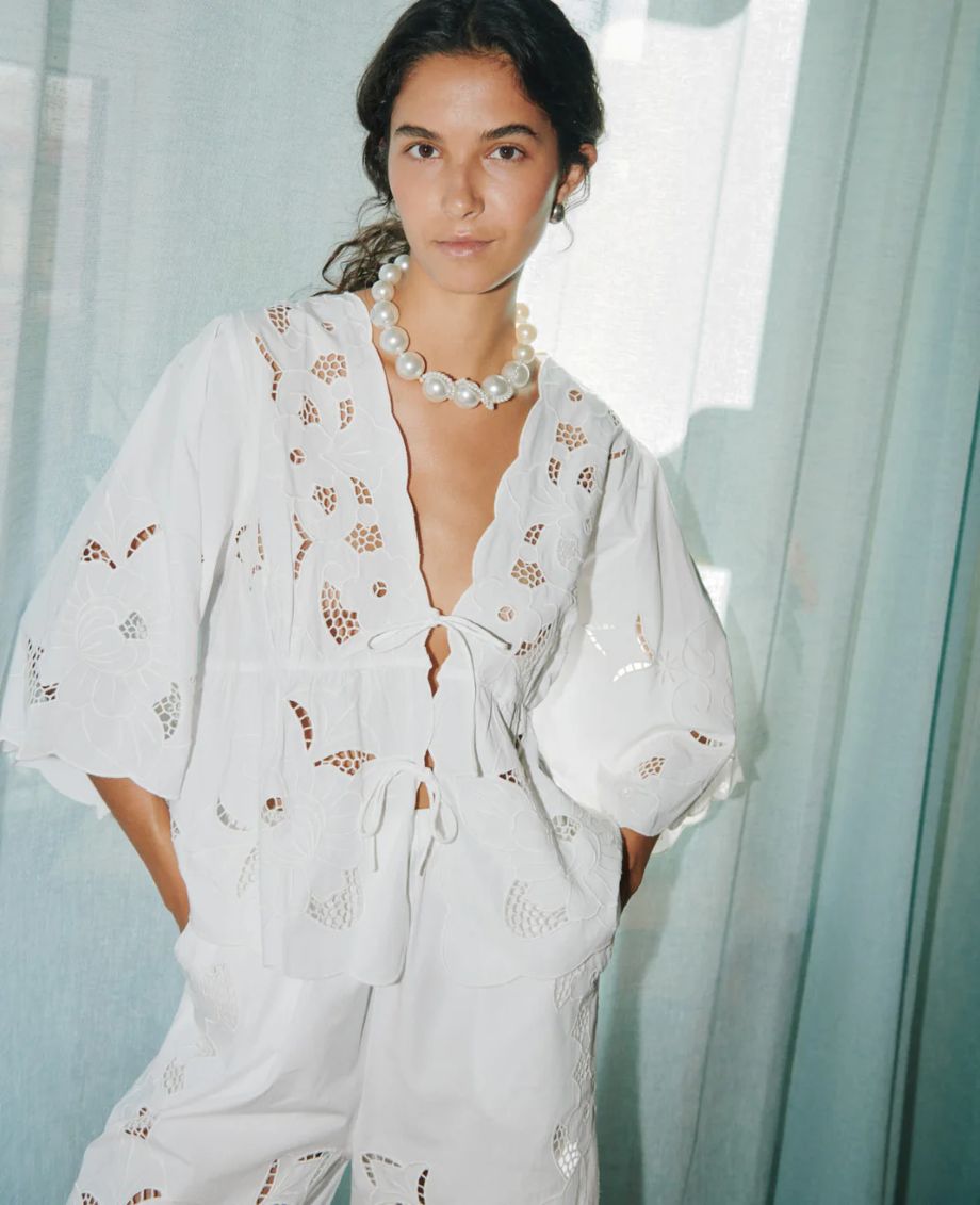 Sissel-Edelbo Adeline Top - White