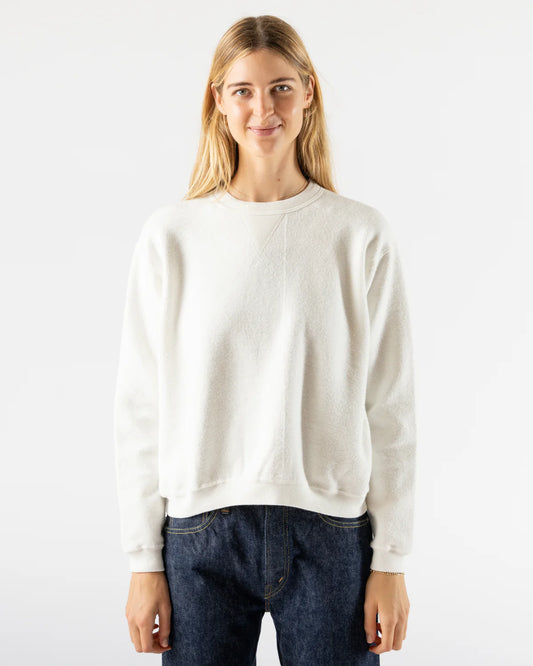 Sunray Hina Reverse Fleece Sweatshirt - Off-White